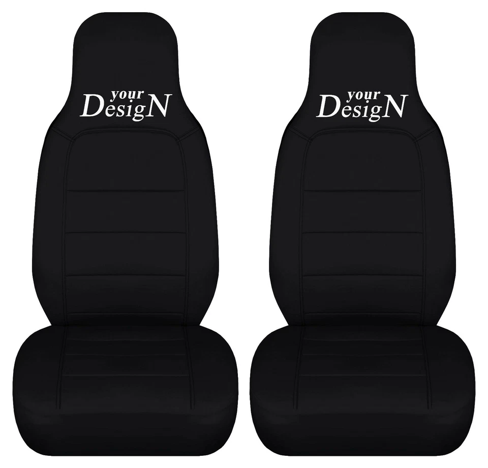 2 fundas de asiento de coche semi personalizadas para Mazda Miata 1990-1998 negro tu diseño Foto 1 de 1