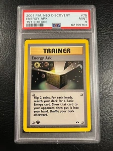 Pokemon Neo Discovery #75 - Energy Ark - COMO NUEVO - 1ª Edición - ¡PSA 9! - Imagen 1 de 6