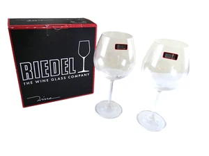 RIEDEL Juego de 2 Copas de Vino Pinot Nebbiolo Sin Plomo 9", Alemania NUEVO en CAJA - Imagen 1 de 4