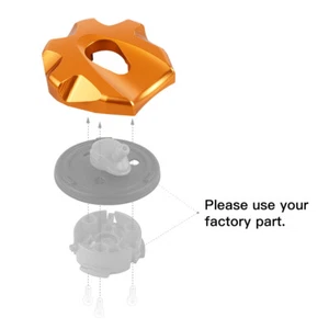 CNC Fuel Tank Gas Cap Case For KTM XCW 150 200 250 300 400 450 500 EXC 2014-2023 - Picture 1 of 6