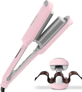 TYMO ROVY Beach Waves Curling Wand, Pink, 1.25 Inch - NEW DEAL - SALE - Picture 1 of 6
