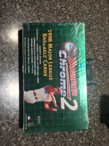 1998 Bowman Chrome Baseball Series 2 Hobby box Jeter Refractors - Picture 1 of 1