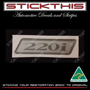 Boot Resin Domed Badge 220i - VT Series 1 5.7L Stroker  V8 HSV Decal Senator GTS - Picture 1 of 3
