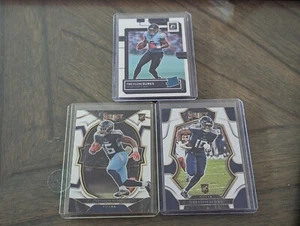 2022 Panini Optic Select Concourse Treylon Burks 3 Card LOT - Excellent - Picture 1 of 7