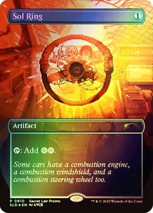 SEALED Sol Ring - FOIL Racing Wheel - Secret Lair Promo - 0910 - MTG Magic - Picture 1 of 3