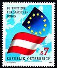 2146 postfrisch Österreich Jahrgang 1995 Eu Europäische Union Fahne Flagge
