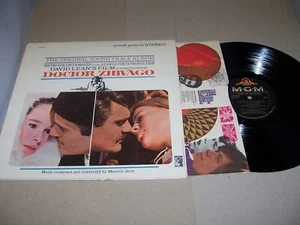 MAURICE JARRE - DOCTOR ZHIVAGO SOUNDTRACK - 12" LP 33 RPM, MGM SIE 6 ST (EX) - Picture 1 of 8