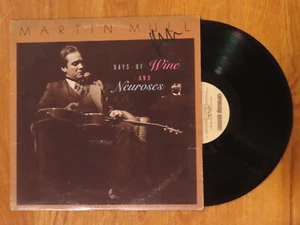 Comediante MARTIN MULL 1975 firmado DÍAS DE VINO Y NEUROSES disco PISTA Roseanne - Imagen 1 de 3