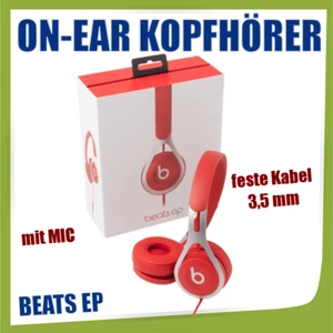 Beats EP ON-EAR Kopfhörer Kabelgebunden RED NEW !!! - Bild 1 von 5