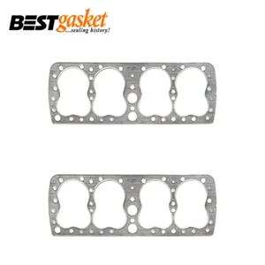 Head Gasket PAIR Ford Mercury 24 Stud SV Flathead 239 V8 Big Bore 39-48 Graphite - Picture 1 of 1