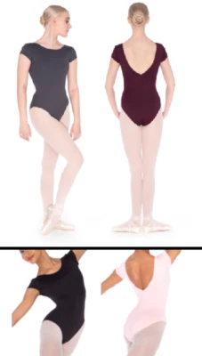 Russian Pointe Foundations 7 Cap Sleeve Leotard Assorted Colours / Youth & Adult