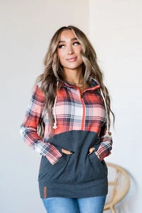 Ampersand Avenue NWT Size Small Miss Understood Halfzip Hoodie Sweatshirt SALE - Picture 1 of 6