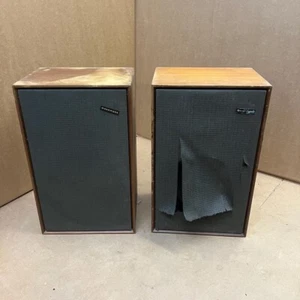 Coppia diffusori da libreria hifi Goodmans Mezzo II 2 vintage abbinati *funzionanti* - Foto 1 di 9