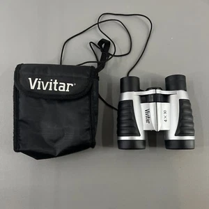 Vivitar Binoculars 4 x 30 with Strap, Carrying Pouch - Picture 1 of 4