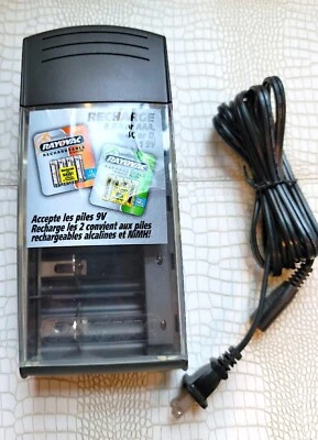 НЕИСПОЛЬЗОВАННЫЙ RAYOVAC универсальный аккумулятор зарядное устройство перезаряжаемый NiCD щелочной NiMH # PS3  - Изображение 1 из 4