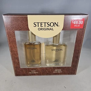 Stetson Original Gift Set for Men Cologne 2.25 and After Shave 3.5 NIB - Picture 1 of 4