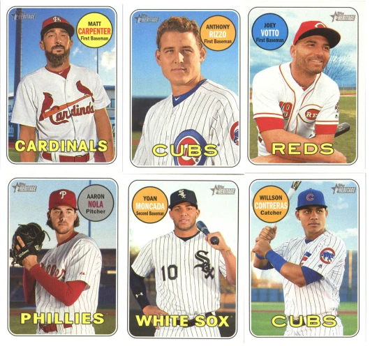 2018 Topps Heritage Baseball - Base Set Cards - Choose From Card #'s 1-250 - Image 1 of 1