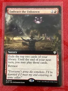 MTG - Embrace the Unknown - #64 Extended Art R Commander: OTJ - Picture 1 of 7