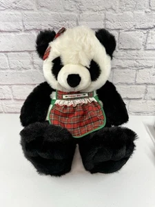 *MINT* Vintage 23” JCPenney Holiday Panda Bear Plush w/Apron Christmas - Picture 1 of 5