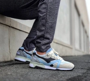 Diadora N9000 Heritage Men’s Size 7.5 Blue Athletic Sneaker MADE in ITALY - Picture 1 of 17