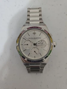 NEU OLIVIA BURTON HEXA VERZIERTER CHRONOGRAPH 38mm - Bild 1 von 7