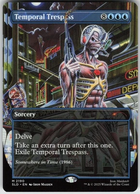 MTG - Temporal Trespass - Secret Lair Drop Series - 2190- Iron Maiden Album Art - Image 1 of 2