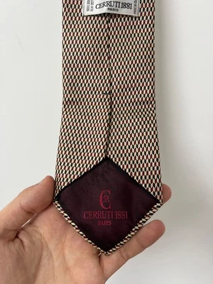Corbata Cerruti 1881 París 100% seda para hombre hecha en Francia talla única de lujo para hombre Foto 1 de 4