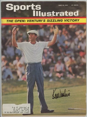 Ken Venturi Signed Sports Illustrated June 1964 w B&E Hologram - Изображение 1 из 2
