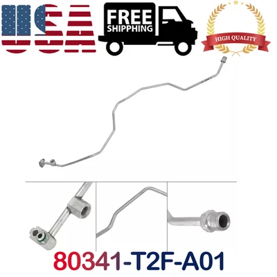 AC Condenser Compressor Line Tube Hose For Honda Accord 2013-2016 80341-T2F-A01 Foto 1 de 4