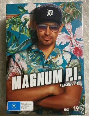 MAGNUM P.I. SEASONS 1-4 - Region  4  DVD SEALED UK Compatible - SEALED  - Image 1 of 4