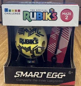 NIB! The Official Rubiks Rubik’s Smart Yellow Egg Maze 2 Labyrinth Spin Master - Picture 1 of 3