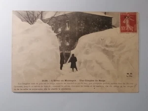 CPA 43 L'Hiver en Montagne - Une Congère de Neige - Imagen 1 de 2