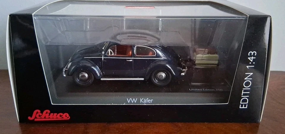 SCHUCO VOLKSWAGEN VW KAFER SCALA 1/43 -  CON BOX - Immagine 1 di 4