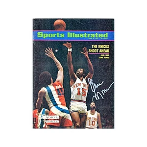 Earl Monroe Knicks Autographed Signed April 1973 Sports Illustrated (JSA COA) - Picture 1 of 3