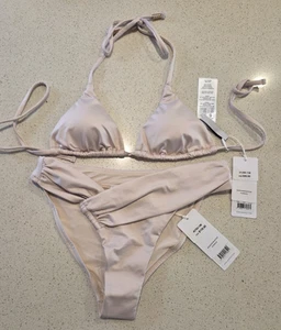 Conjunto de bikini Seafolly Soleil Slide Tri - Talla AU6 US2 PRECIO DE VENTA SUGERIDO POR EL FABRICANTE $210 - Imagen 1 de 6