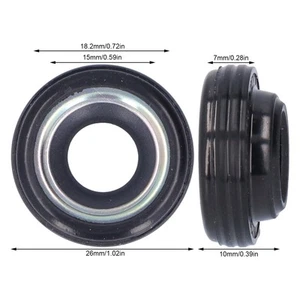 A/C Compressor Oil Seal 10 Pcs Automotive Air Conditioning Compressor Shaft - Picture 1 of 12