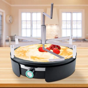 Kitchen Crepe Spreader 40cm Pancake Maker Batter Spreader Tool Stainless Steel - Picture 1 of 14