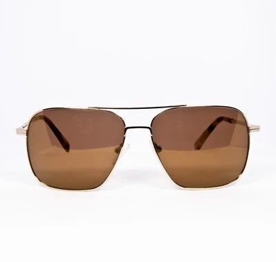 Gafas de sol James Dean modelo JDS106 para hombre de metal dorado aviador marrón lentes espejadas Foto 1 de 4