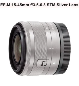 Canon EF-M 15-45mm f/3.5-6.3 IS STM Lens for EOS M3 M6 M10 M50 Camera - Picture 1 of 10