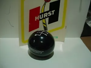 2015-2024 Mustang Hurst 6-Speed Manual Trans. 2 1/8 Black Shift Knob MADE IN USA - Foto 1 di 3