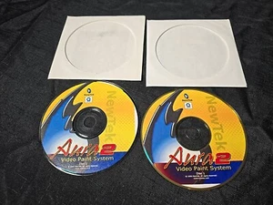 NewTek Aura 2 Disc 1 & 2 ONLY Video Paint System CD PC Software Installation - Picture 1 of 2