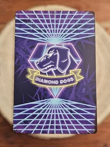 🍀 Placa de chapa placa de metal para juegos equipo de metal sólido signo de hojalata Clean Diamond Dogs - Imagen 1 de 2