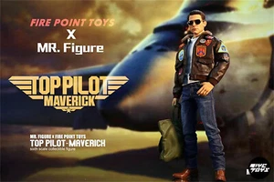 FIRE POINT TOYS X MR.FIGURE MFT001 1/6 Modellino Pilot Tom Cruise 12" - Foto 1 di 11