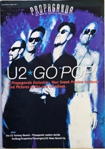 U2 Propaganda Fanzine issue 25 winter U2 go pop magazine - Picture 1 of 8