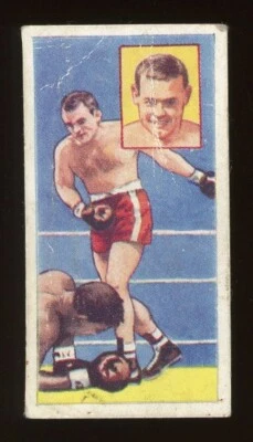 1959 Top Flight Stars Boxing #9 Ingemar Johanssen PR - Image 1 of 2