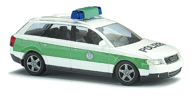 Spur H0 M: 1:87 BUSCH 49251 Audi A4 Avant »Veicolo Della Polizia« Nuovo OVP - Immagine 1 di 2