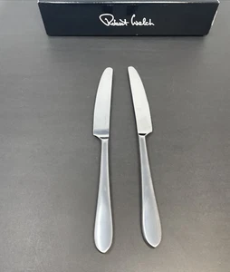 2 Robert Welch Flöte Satin 18/10 Edelstahl Tafelmesser Willams Sonoma - Bild 1 von 15