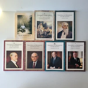 Book Lot 7 LDS Mormon Teachings of Presidents Principles History Snow Kimball - Bild 1 von 12