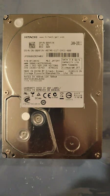 Hitachi HDS721010CLA332 MLC JPT3FF PN 0F10839 FW 3FF 1TB 3.5" HD SATA - Image 1 of 3