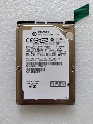 Hitachi Travelstar HTS541680J9DA00 80GB 2.5 Inch SATA I Laptop Hard Drive Used - Image 1 of 2